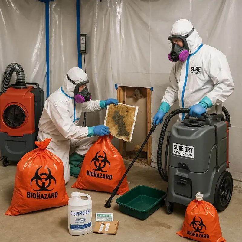 Contaminated Water Handling Protocols process in Las Maravillas, NM